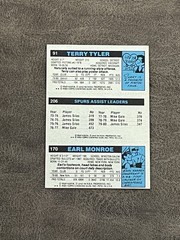 1980-81 Topps Earl Monroe #170 HOF! James Silas #206 Terry Tyler #91 NM-MT!