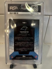 2011 Topps Chrome Cam Newton Rookie Refractor TMB-1 PSA 10 Carolina Panthers