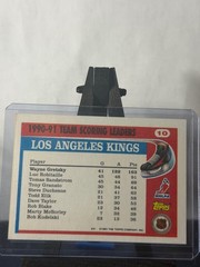 1991-92 Topps #10 Wayne Gretzky Team Scoring Leaders
