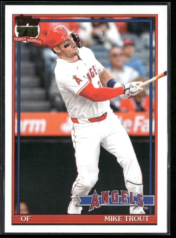 2026 Topps Mike Trout 1991 Topps Baseball 35th Anniversary #T91-1 Angels