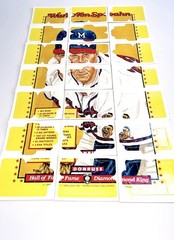 1988 Leaf Donruss Diamond King Warren Spahn Complete Puzzle 21 Cards