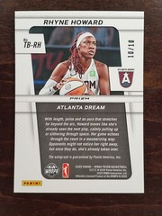 2025 Panini Prizm WNBA Rhyne Howard Throwback Signatures AUTO GOLD /10