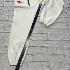 SMU Mustangs Football Nike Sweatpants Large White Dri Fit Pockets *READ DESC