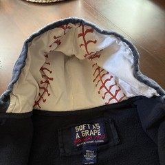Soft As A Grape MLB Baby Detroit Tigers Full Zip Baseball Hoodie 18 Months