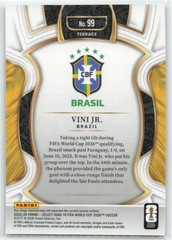 2025-26 Panini Select Road to FIFA WC 2026 Vini Jr #99 Terrace Brazil