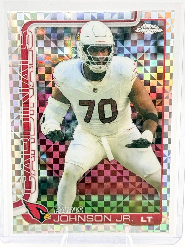 2025 Topps Chrome – Paris Johnson Jr. #3 X-Fractor