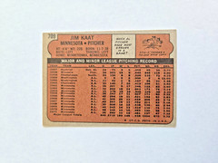 JIM KAAT 1972 TOPPS BASEBALL CARD #709 MINNESOTA TWINS HIGH NUMBER