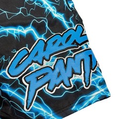 Rare Carolina Panthers Black Blue Custom Handmade AOP Shorts Mens Med Large