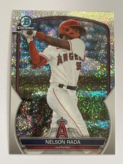 2023 Bowman Chrome Draft Angels Nelson Rada Sparkle Refractor #BDC-81