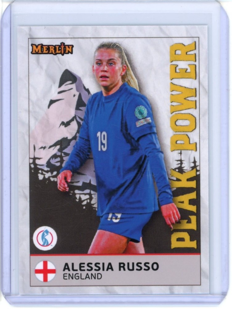2025 TOPPS MERLIN EURO WOMEN&rsquo;S SOCCER PEAK POWER ALESSIA RUSSO
