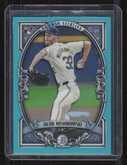 2026 Bowman #BST-13 Jacob Misiorowski Sterling Aqua /125 Card