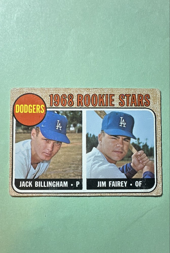 1968 Topps – 1968 Rookie Stars Jack Billingham, Jim Fairey #228 (RC)