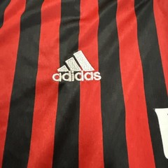 AC Milan 2011-12 Home Soccer Jersey #13 (A. Nesta) Adidas Men’s XL