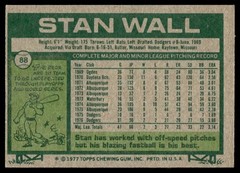1977 Topps Stan Wall Los Angeles Dodgers #88