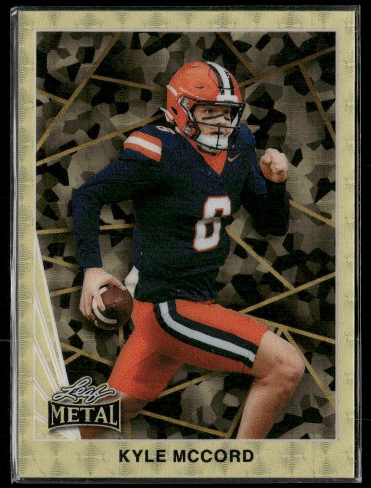 2024 Leaf Collective #90B-180 Kyle McCord 1990 Gold Vinyl 1/1