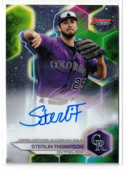 2023 Bowman&rsquo;s Best RC AUTO Sterlin Thompson #B23-ST! Rockies! Rookie! Autograph!