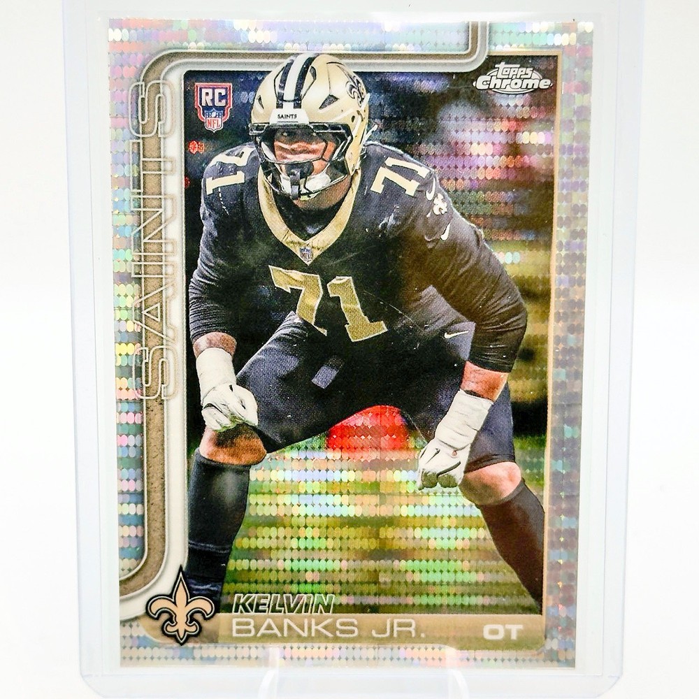 2025 Topps Chrome – Rookies Kelvin Banks Jr. #378 Pulsar Refractor (RC)