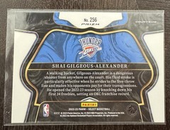2024-25 Select Basketball Orange Flash Prizm Shai Gilgeous Alexander OKC #256