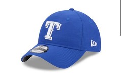 Texas Rangers MLB Everyday Nylon Blue New Era 9TWENTY Adjustable Hat – OSFA