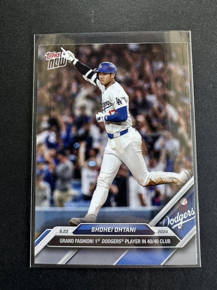 Topps Now SHOHEI OHTANI #584 “First Dodgers Player In 40/40 Club » Pack Fresh