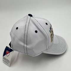 Adidas Los Angeles Galaxy MLS Soccer Hat White Navy Blue Adjustable Cap NEW