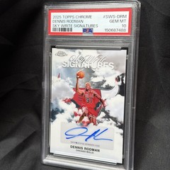 2025 Topps Chrome – Sky-Write Signatures 🔥Dennis Rodman🔥 #SWS-DRM (AU) PSA 10