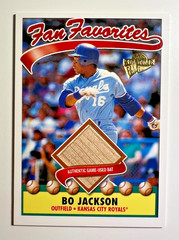 2003 Topps All-Time Fan Favorites Relics #BJ Bo Jackson GAME USED BAT