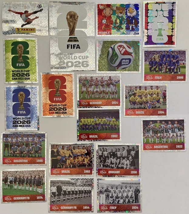 2026 Panini FIFA World Cup Stickers US Edition #00-#FWC19 – Pick Your Stickers