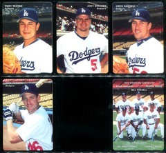 1995 Mothers Cookies LOS ANGELES DODGERS Team Set LASORDA HIDEO NOMO RC PIAZZA