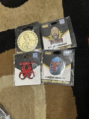 4 Pro Wrestling Crate Pin Lot Bundle Aew Njpw Wwe Ring Of Honor Wrestling