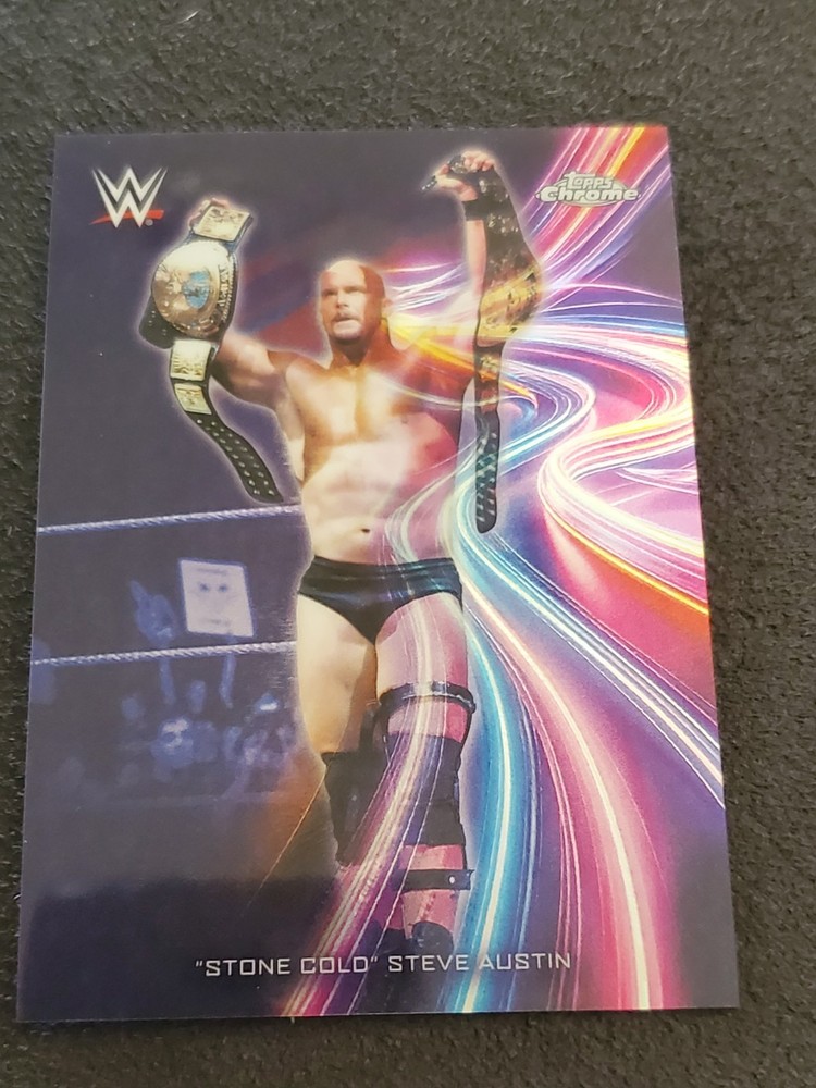 2026 Topps Chrome WWE Signalz &lsquo;Stone Cold&rsquo; Steve Austin Rare SSP