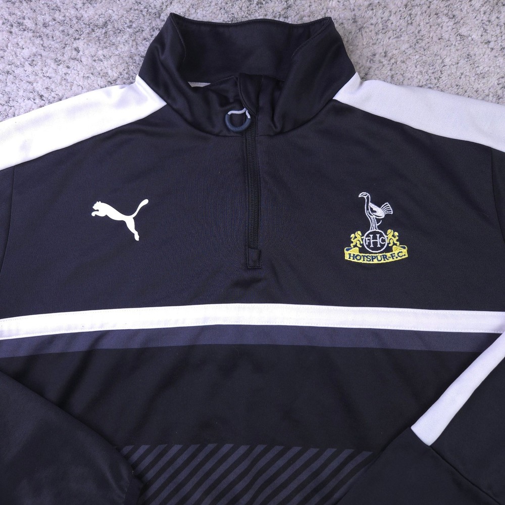 Tottenham Hotspur Pullover Mens XXL Puma Quarter Zip Sweater Jacket Track