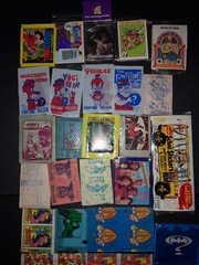 1960s-90s Topps Fleer Donruss Non Sport Wax Pack Lot 234 Packs Total