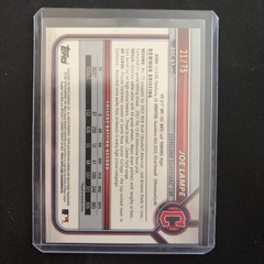 2022 Bowman Draft Chrome Joe Lampe Yellow Lava Refractor /75 #BDC-67