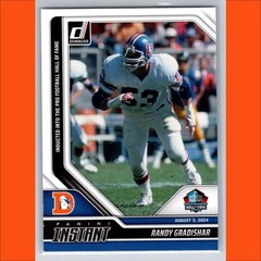 Randy Gradishar Ring Of Honor SGA HOF 2024 Panini Instant #ROH1 Denver Broncos