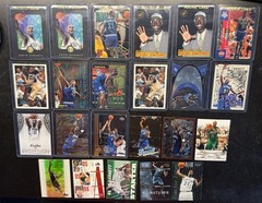 Kevin Garnett – 23 Card Lot With Rookies, Base & Inserts Jam City Finest Topps