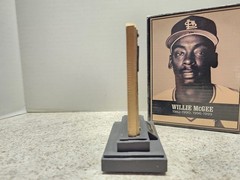 Willie McGee Jim Edmonds St Louis Cardinals MLB 2014 SGA HOF Statue Plaque NIB