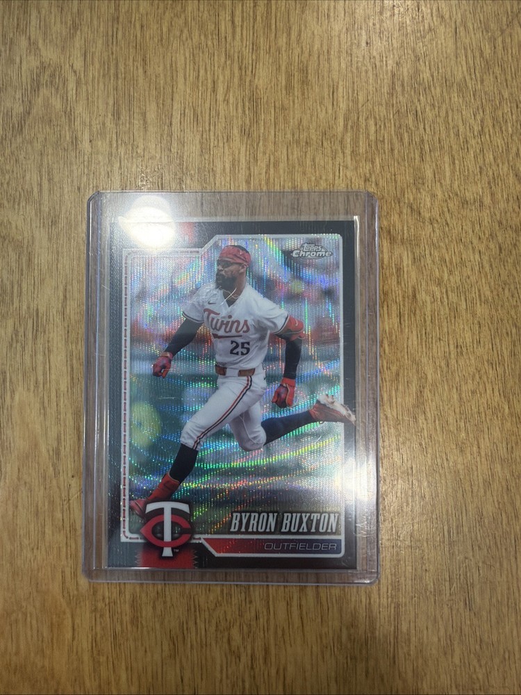 2026 Topps Chrome Byron Buxton BLACK WAVE REFRACTOR /10 Minnesota Twins