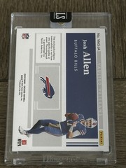 2022 Panini Encased Vaulted Veteran Material Signatures Josh Allen #VMS—JA /20