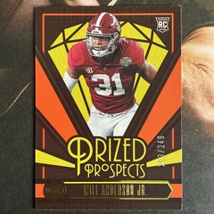 2023 Panini Legacy Prized Prospects Orange /249 Will Anderson Jr. RC – Texans
