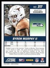2024 Score #317 Byron Murphy II Dots Red #/10