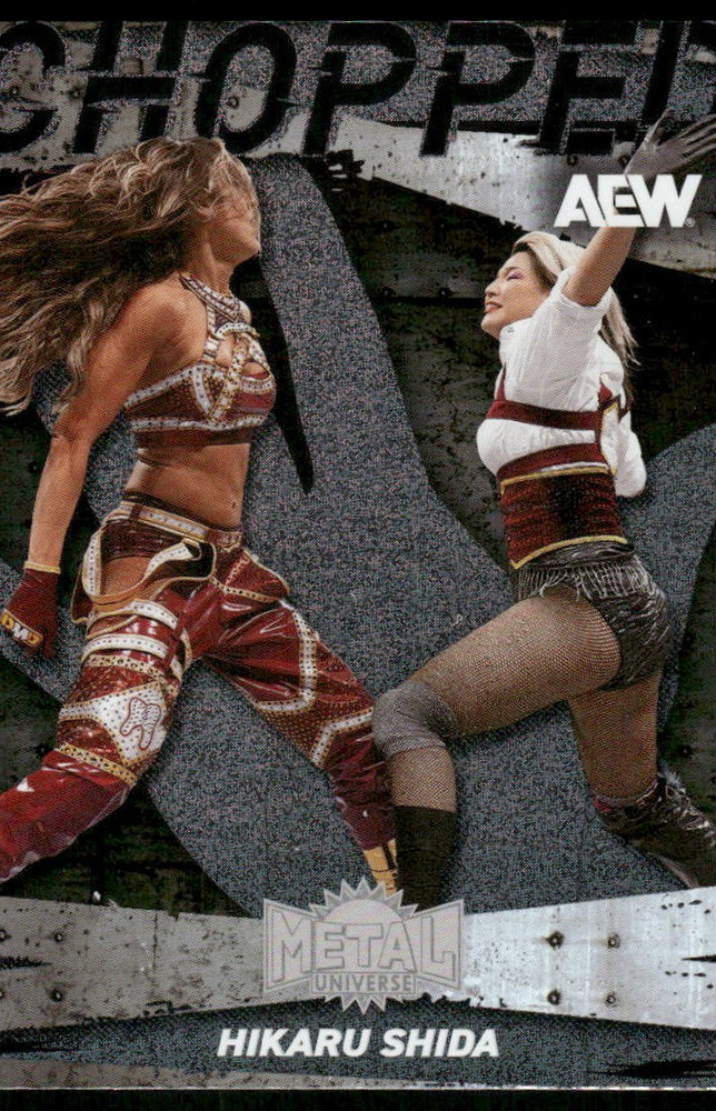 2025 SkyBox Metal Universe AEW Chopped #CP-14 Hikaru Shida Wrestling Card
