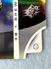 Ryan Braun 2008 Upper Deck SPx Baseball #53 Die Cut Milwaukee Brewers