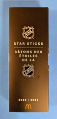 Quinn Hughes Mcdonald&rsquo;s Canada Star Sticks 2025-2026 Minnesota Wild US SELLER!