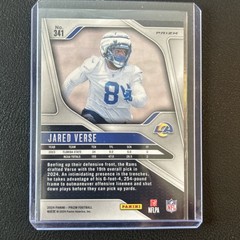 2024 Prizm Jared Verse ORANGE Cracked Ice Rams Rookie (RC) RAMS