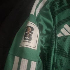 adidas Mexico National Team Soccer Jersey Green Long Sleeve Patch Size M