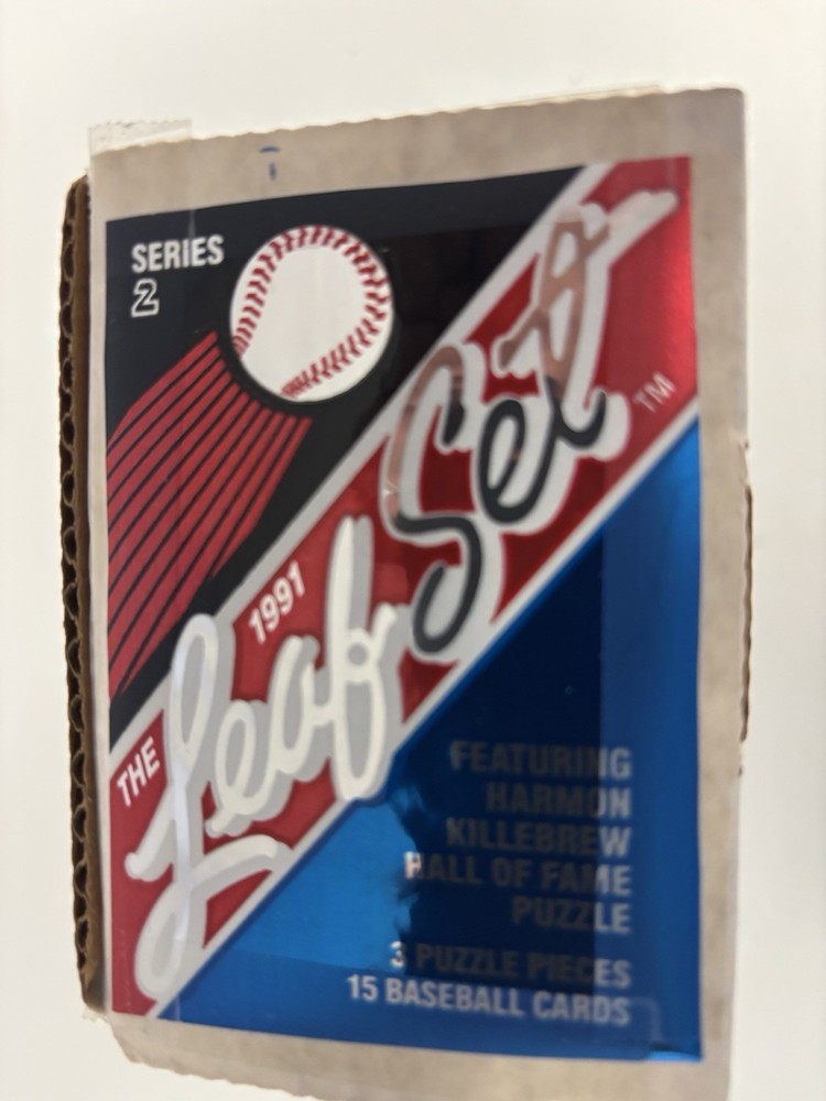 1991 Leaf baseball cards #265-528 – COMPLETE FULL SERIES 2 SET