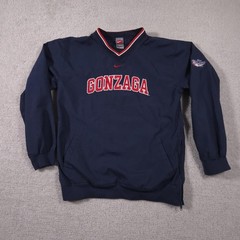 Gonzaga Bulldogs Jacket Boys Medium Navy NCAA Basketball Nike Windbreaker