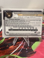 Topps 2024 Bowman Chrome Jackson Chourio #69 Pink Mojo Refractor RC /199