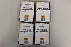 (200) Humongous Hoard Semi Rigid Size 2 Standard Size Cards 3 x 4 1/2&Prime;